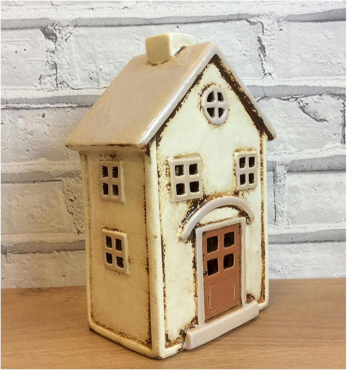 Village Pottery Large House Tea Light Holder