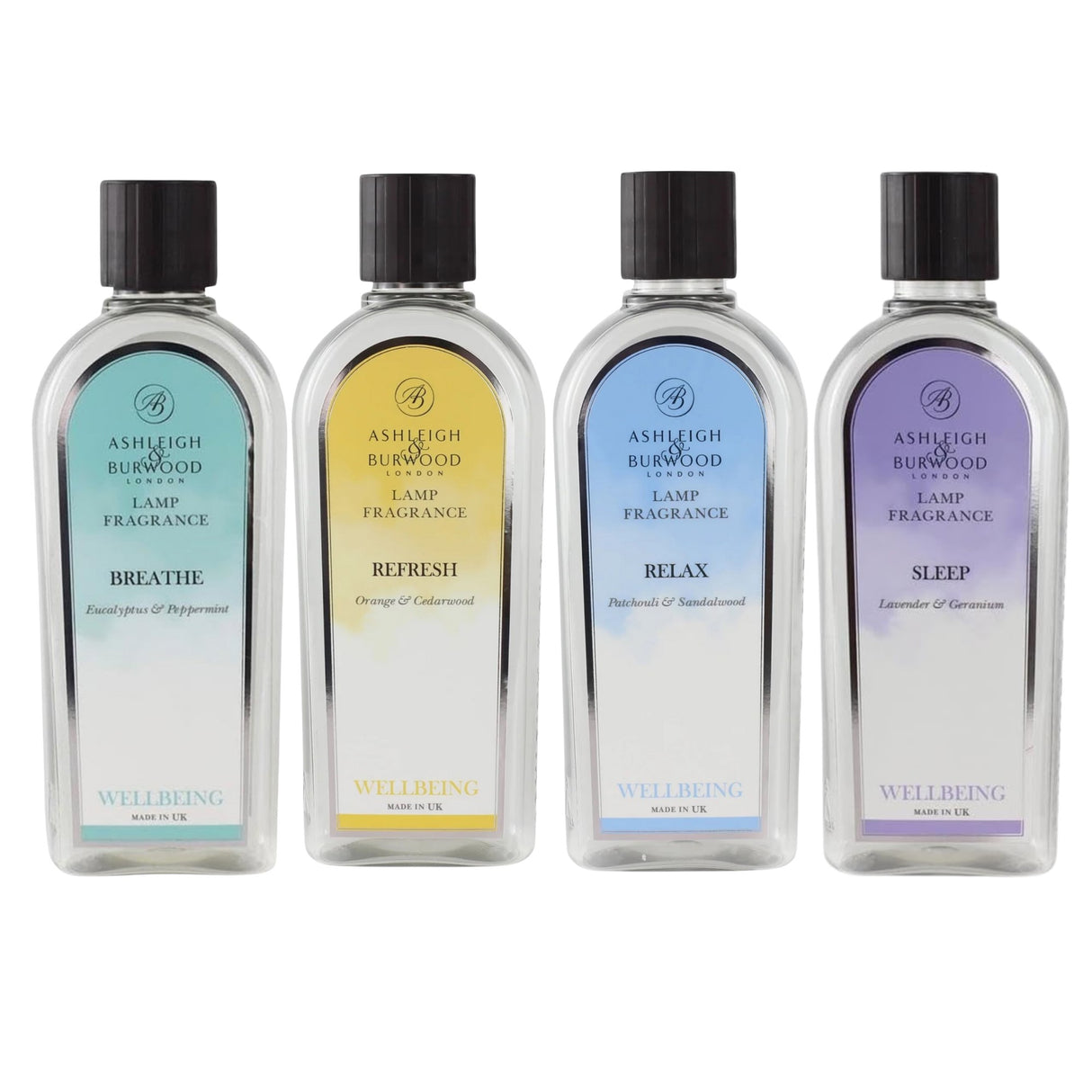 Ashleigh & Burwood Wellbeing Lamp Fragrances - Breathe Refresh Relax Sleep