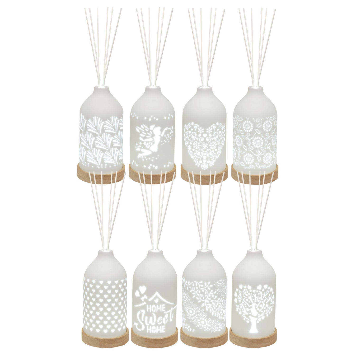 Aroma LED Ceramic Reed Diffuser