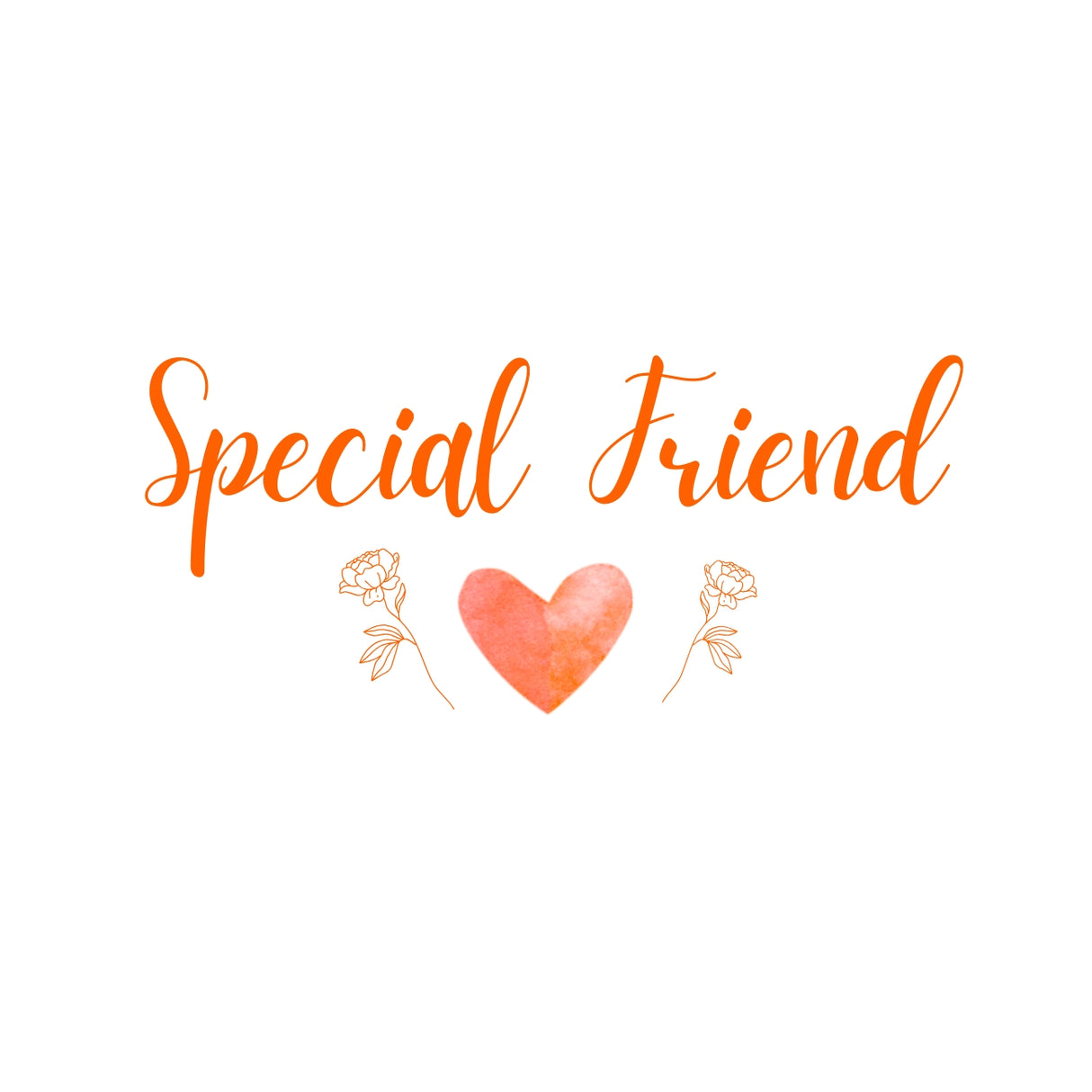 Heart & Flowers Mug & Coaster Sets - Orange