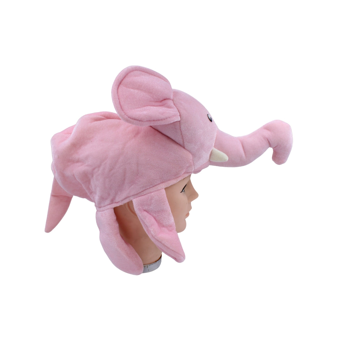 Elephant Animal Fancy Dress Hat (Pink)