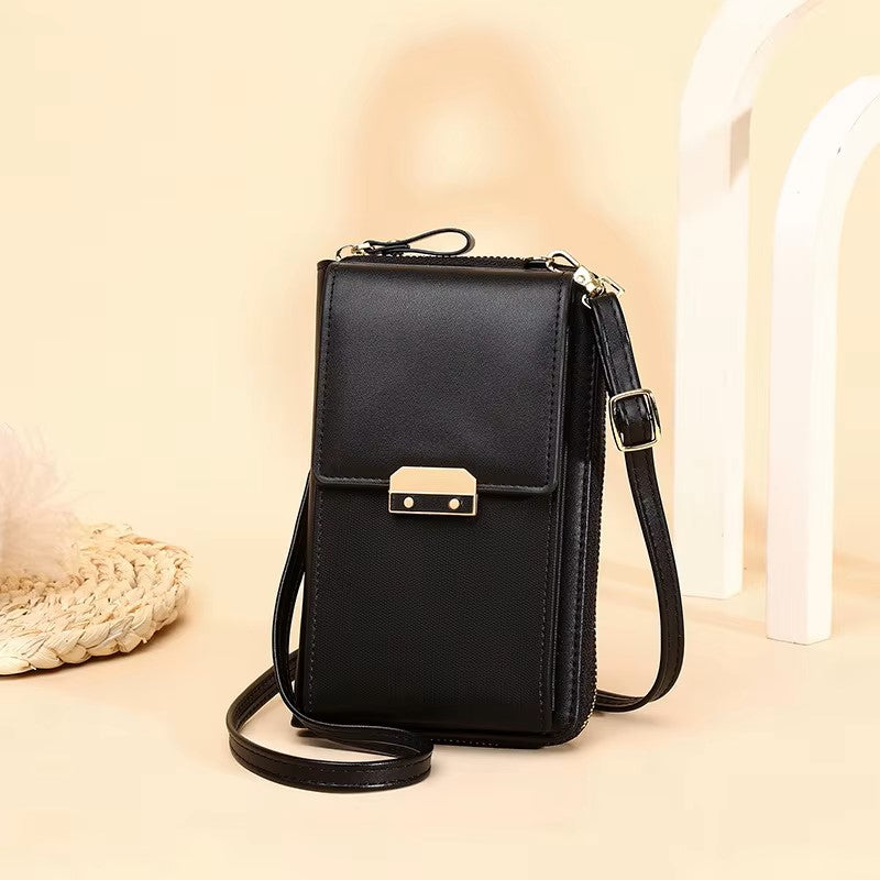 Ladies Cross Body Mobile Phone Bag - Various Colours