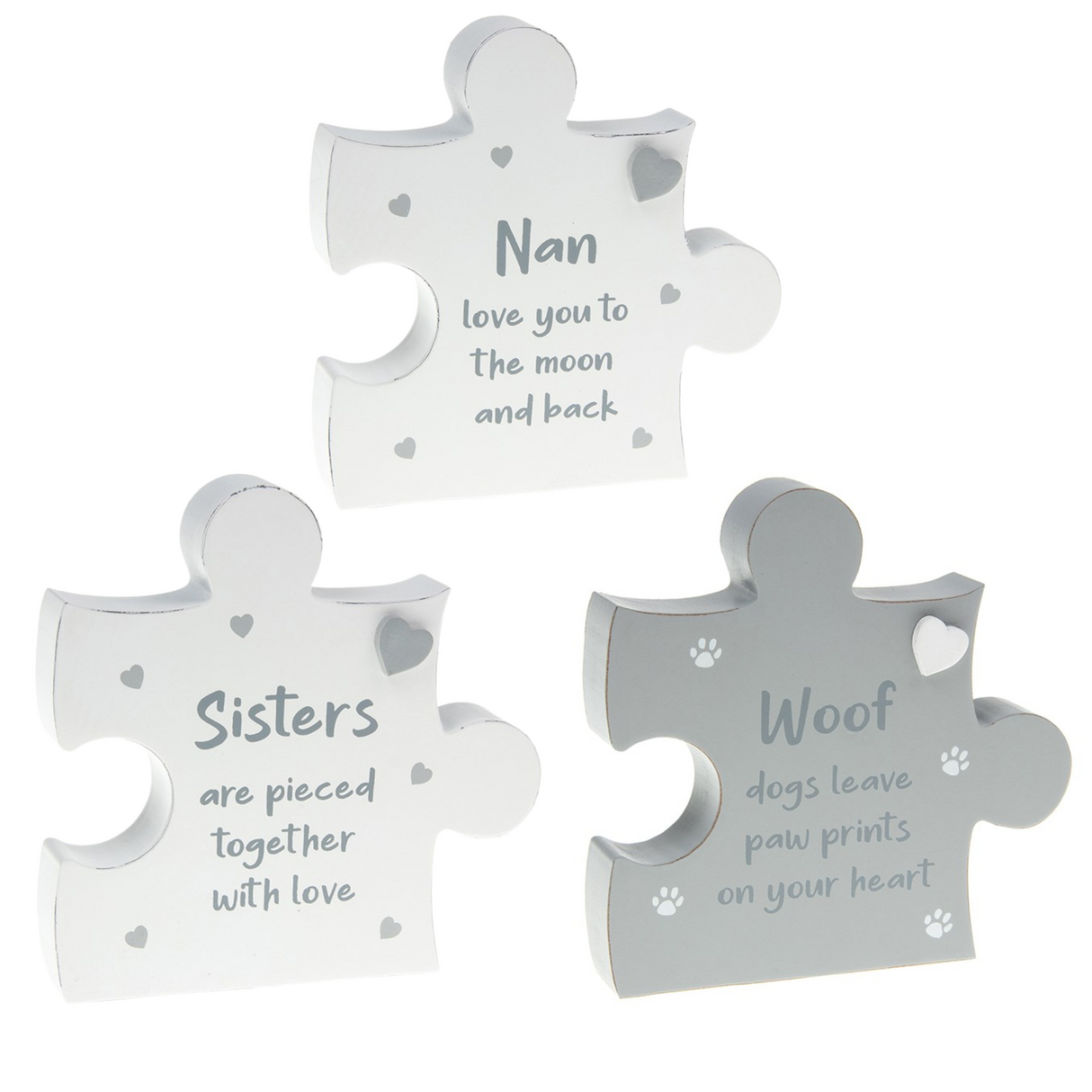Jigsaw Sentiment Plaque - Various Designs