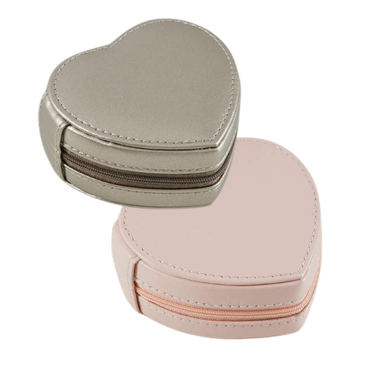 Krystina's Collection Heart Shaped Jewellery Box - Various Colours