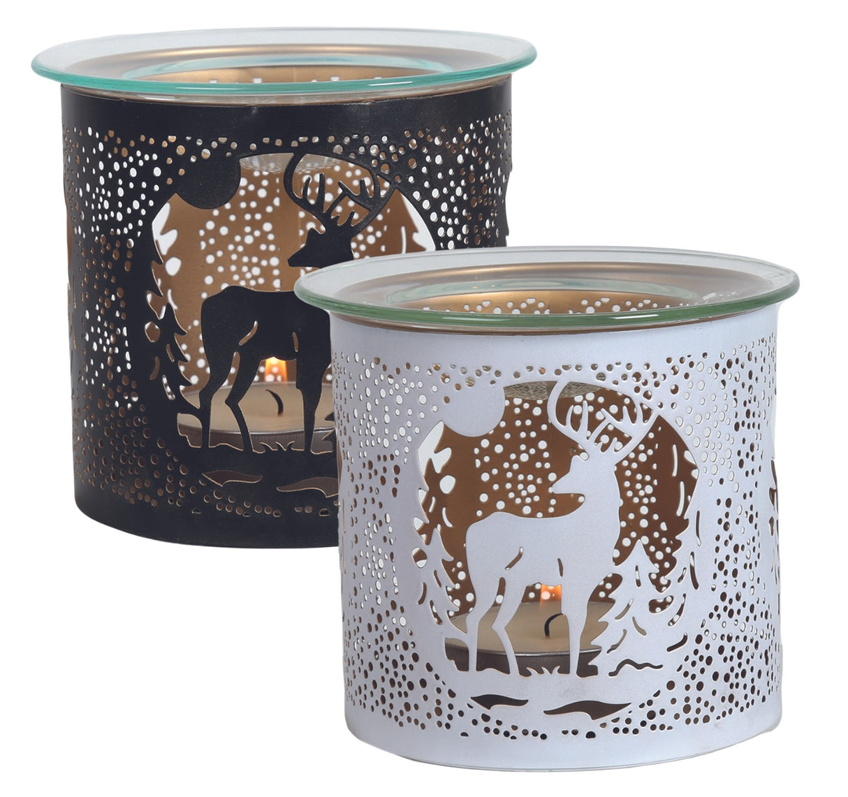 Stag Silhouette wax burner or candle holder