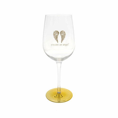 You Are An Angel Wine Glass - Always In My Heart