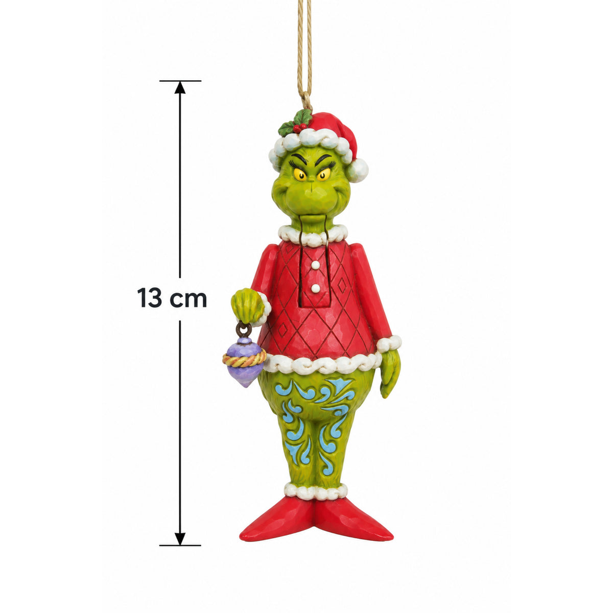 The Grinch by Jim Shore Hanging Ornament - Grinch Nutcracker