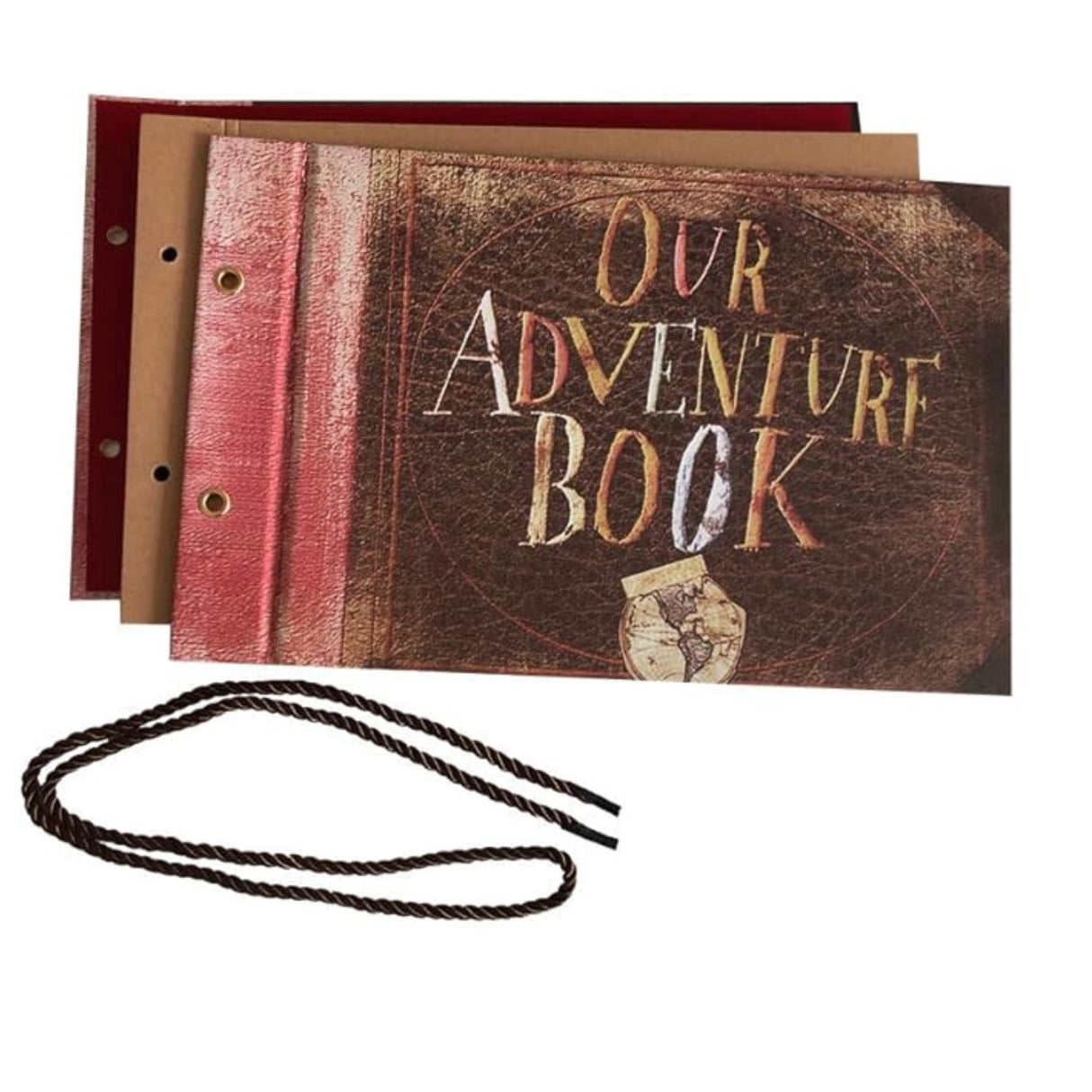 Woodside Home Living Our Adventure Rustic Photo Album Book 29cm x 19cm