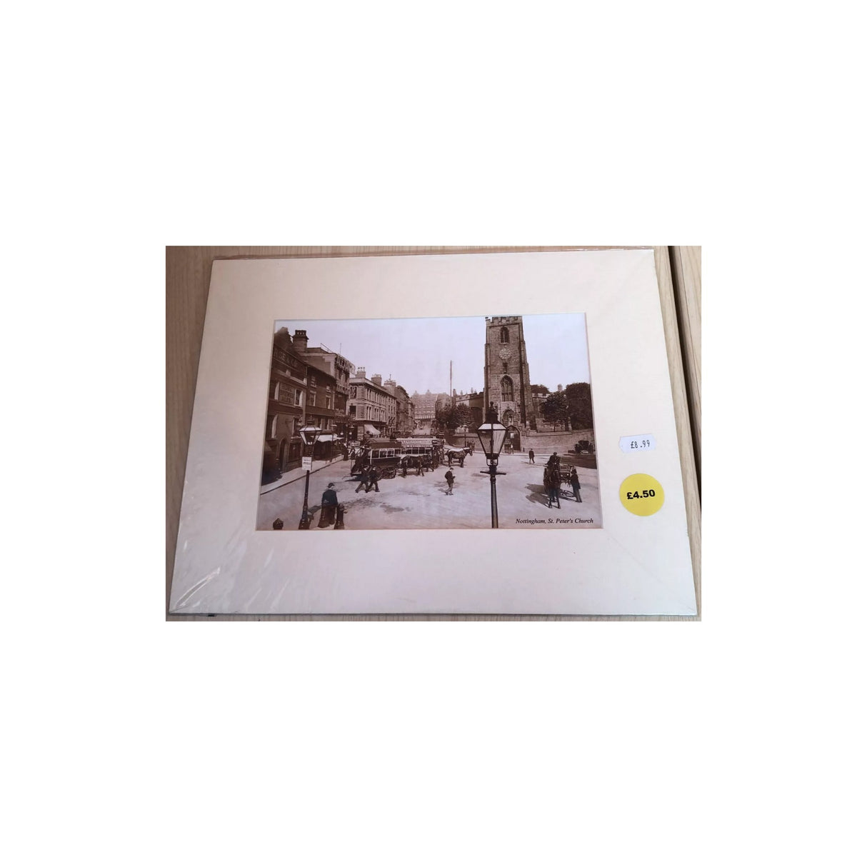 Set of 4 Old Nottingham Photos