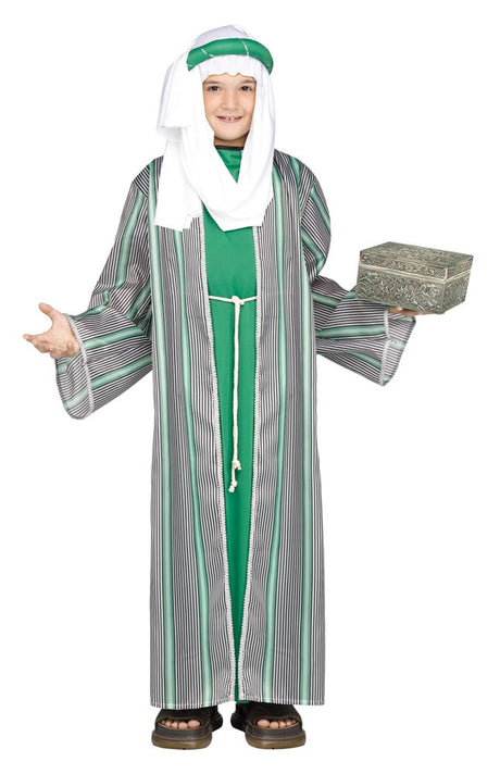 Childs Nativity Wise Man King Fancy Dress Costume