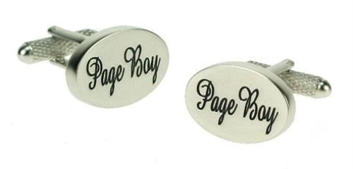 Page Boy Wedding Cufflinks