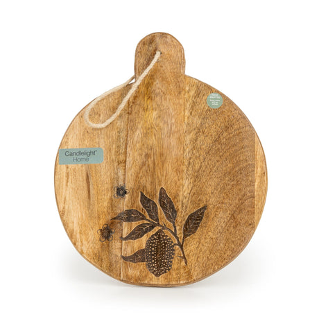 vintage fruit chopping board