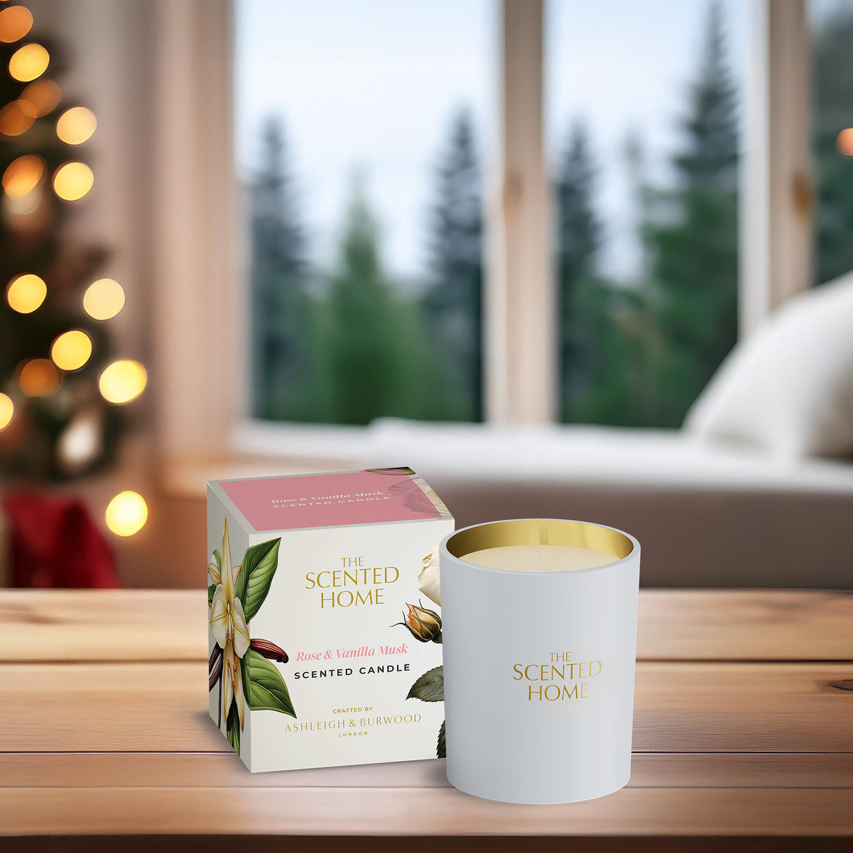 Ashleigh & Burwood Scented Home Glass Candle - Seasonal Fragrances