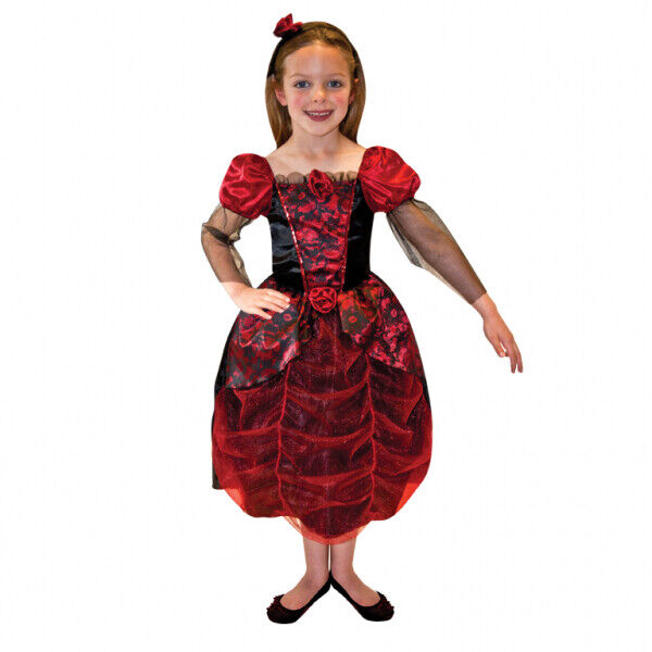 Childs Gothic Ball Gown Fancy Dress Costume Various Sizes