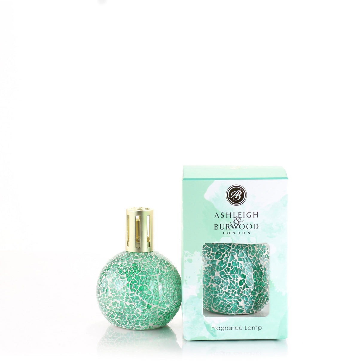 Ashleigh & Burwood Life in Bloom Premium Mosaic Fragrance Lamp - Aqua