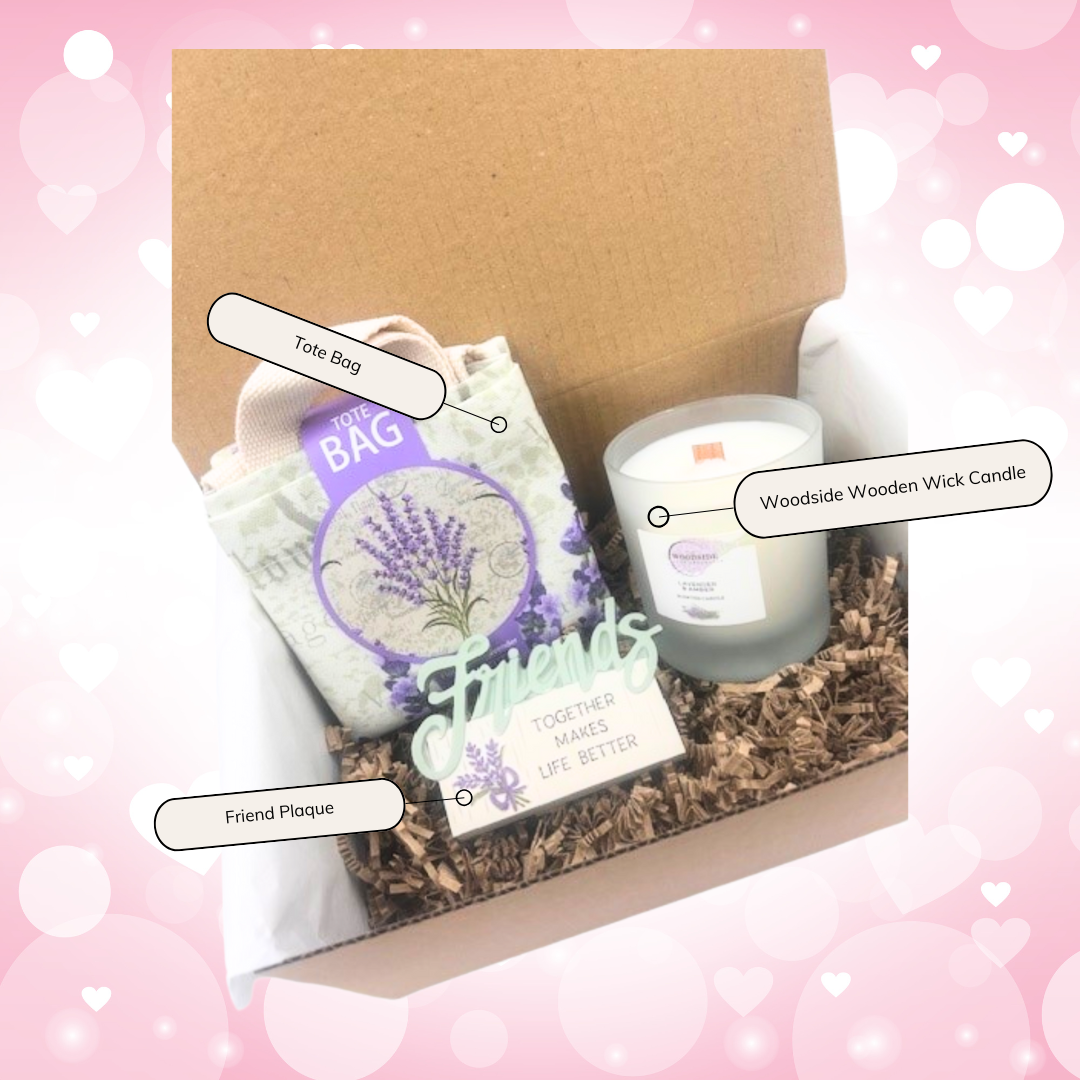 Friends - Lavender Home Fragrance Candle Treat Box Hamper