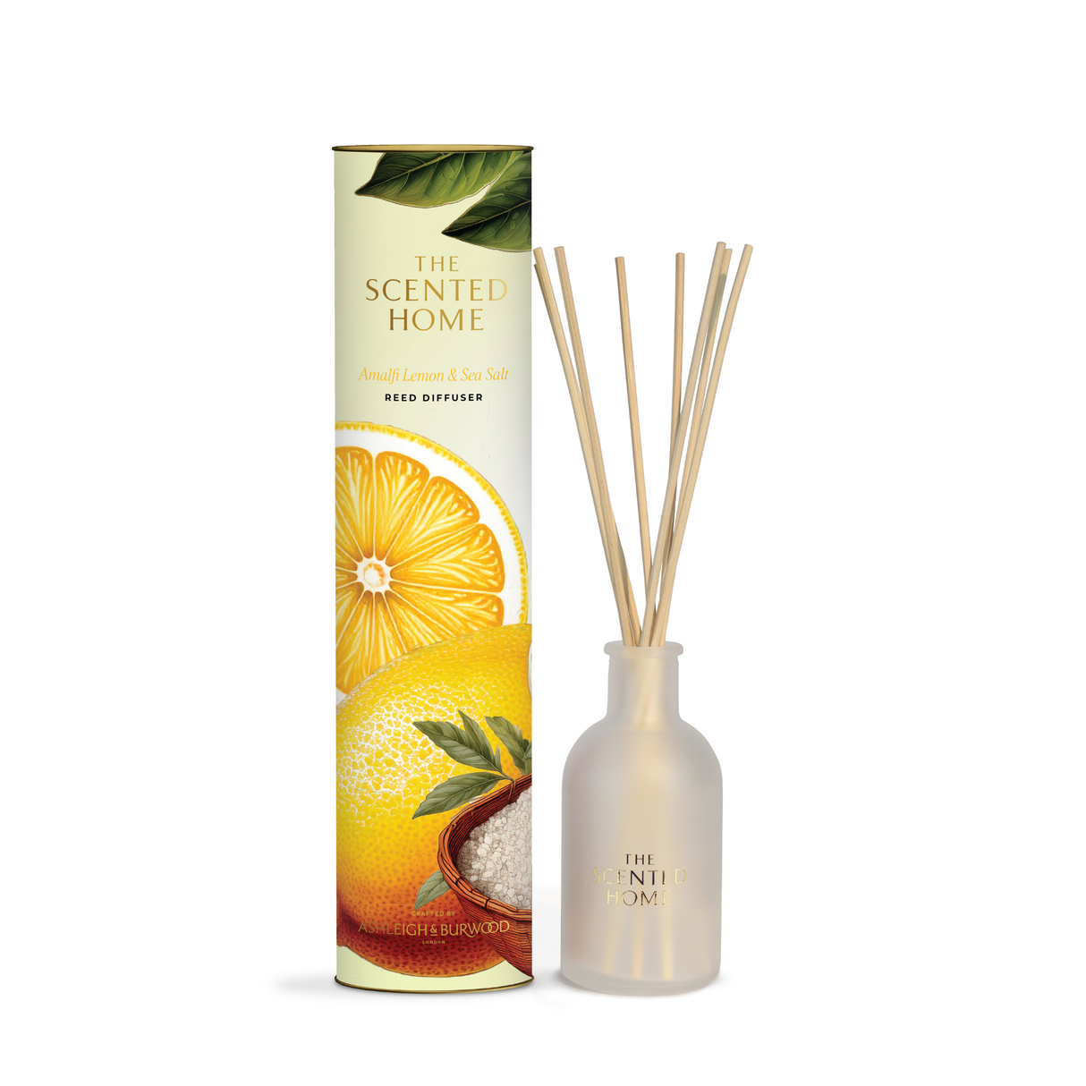 Ashleigh & Burwood New Scented Home Reed Diffuser - Amalfi Lemon & Sea Salt