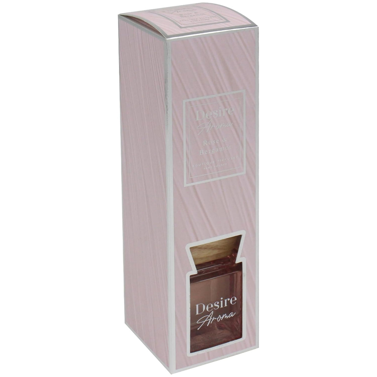 desire aroma elegant 100ml reed diffuser - rose & bergamot