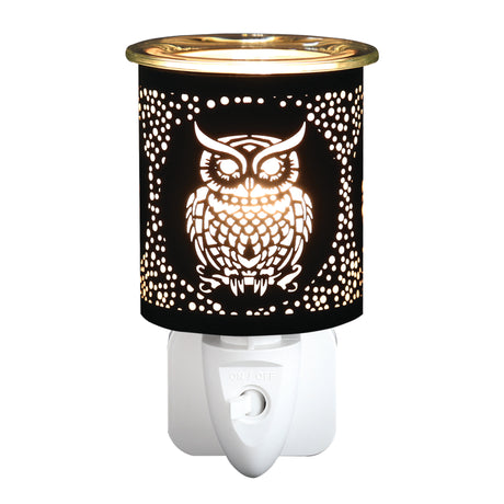 Aroma Electric Wax Melt Burner Plug In Owl Design - Various Colours