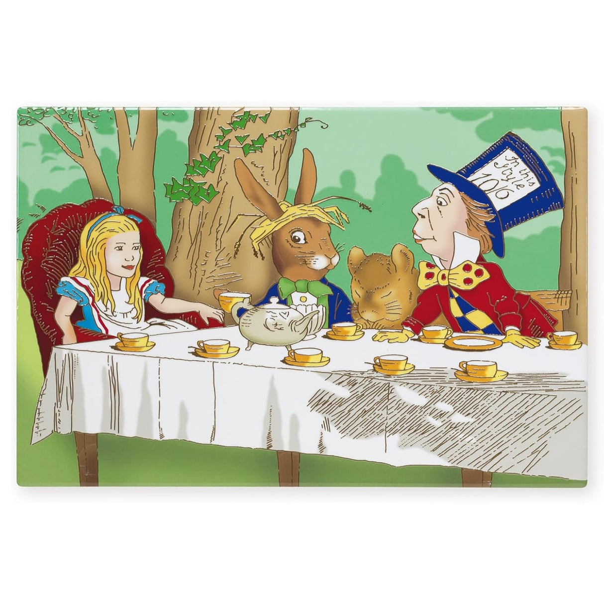 Art of Arora Alice in Wonderland Ceramic Tile 30cm x 20cm - Various Designs