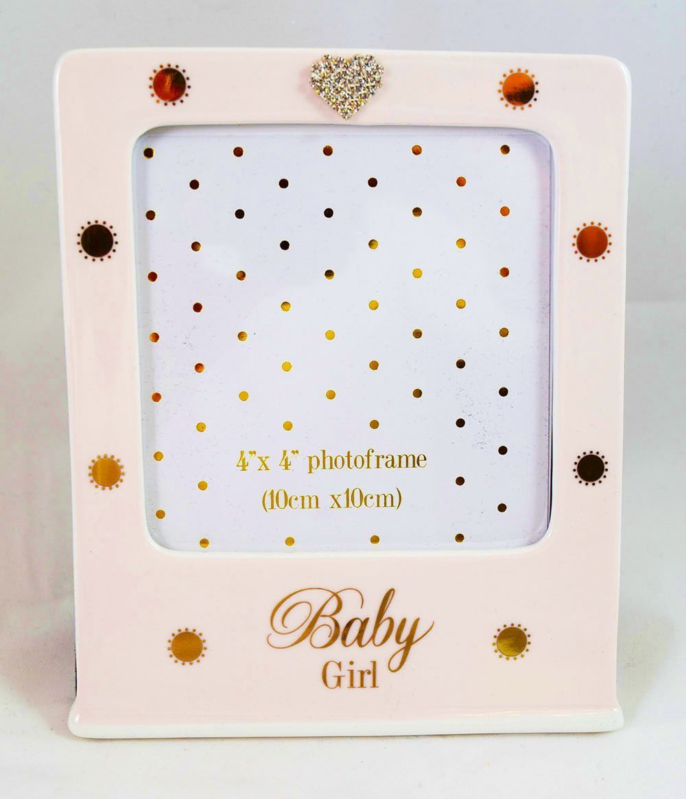Leonardo Dots Photo Frame Baby Girl Boy Christening Gift baby girl