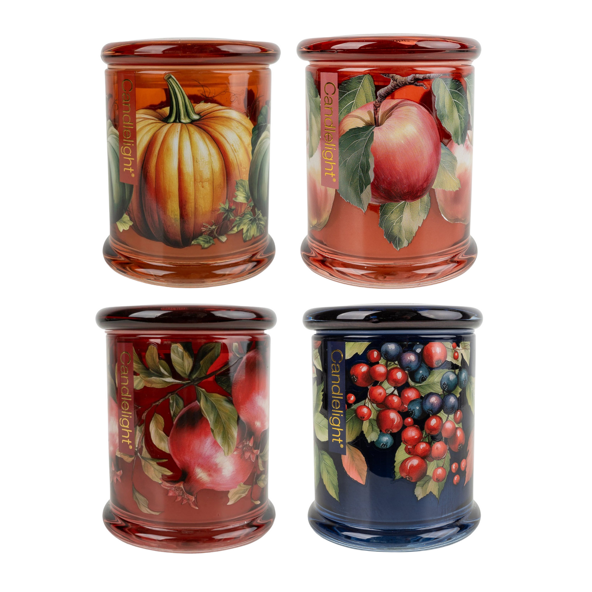Candlelight Large Glass Jar Candles Autumn Winter Collection