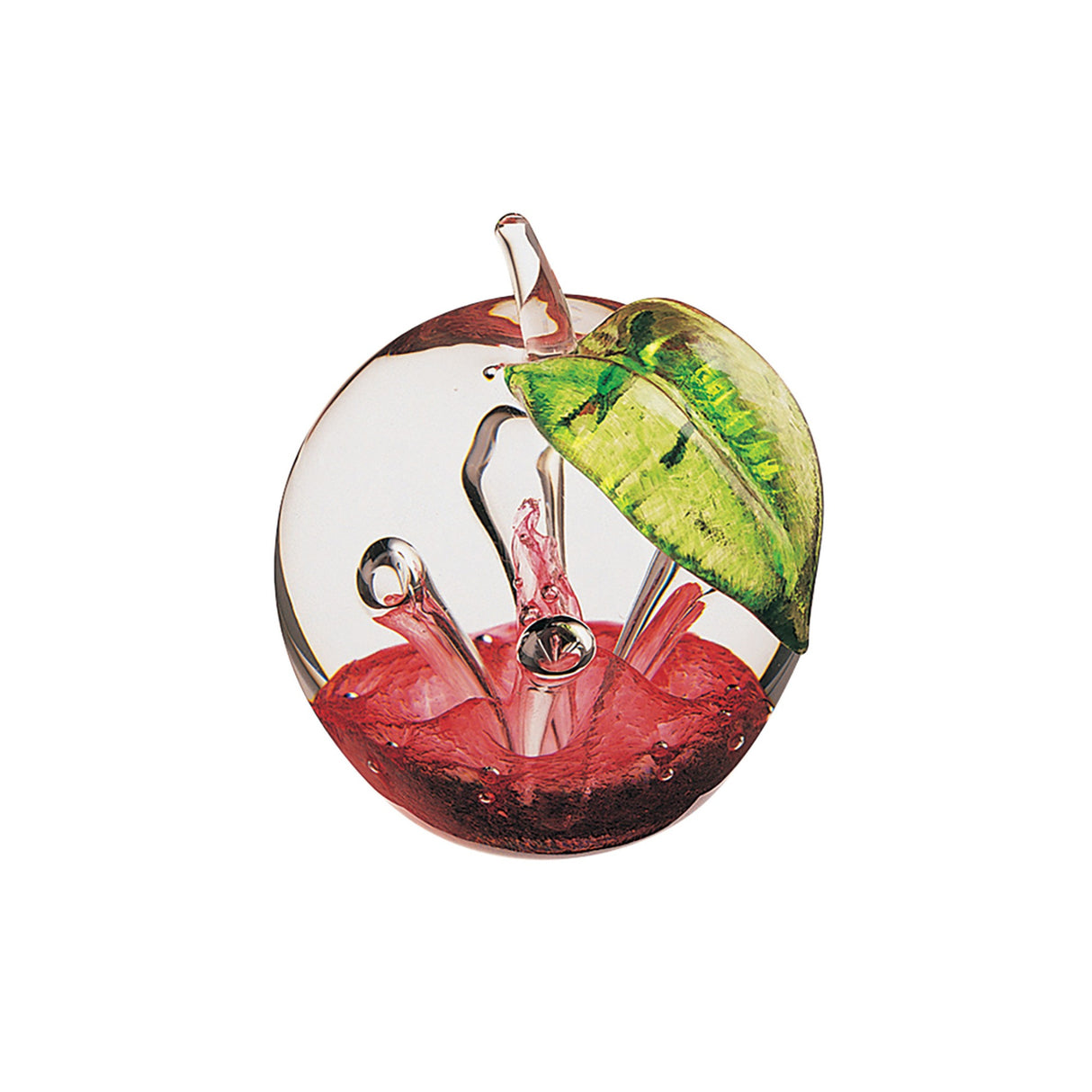 Caithness Glass Paperweight Abstract - Windfall Ruby