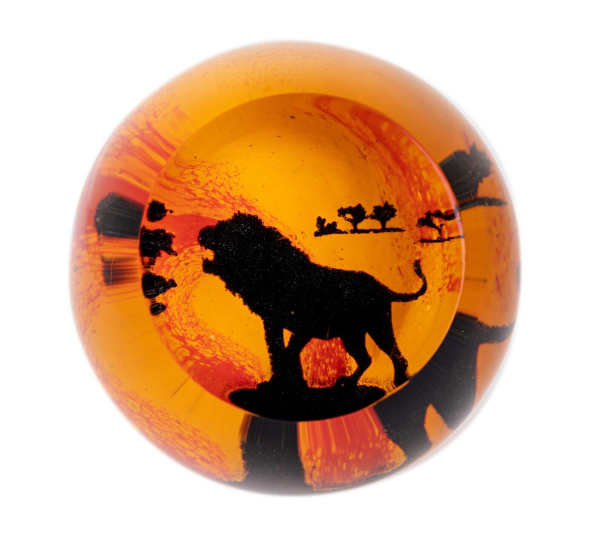 Caithness Glass On Safari Paperweight Collection - Lion