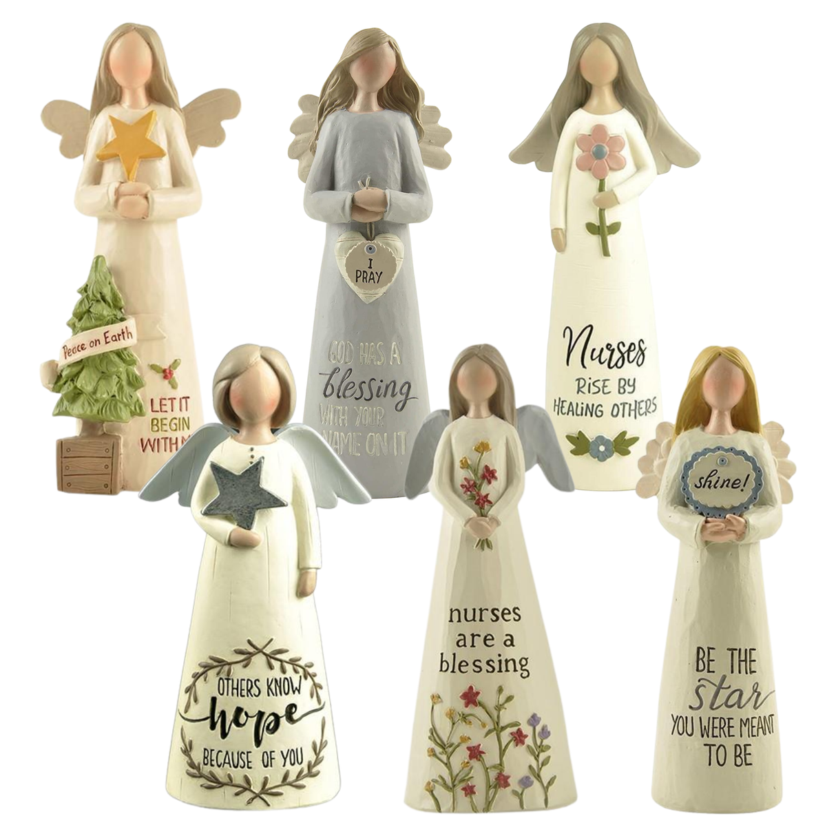 Feather & Grace Angel Figurine - Gratitude Collection