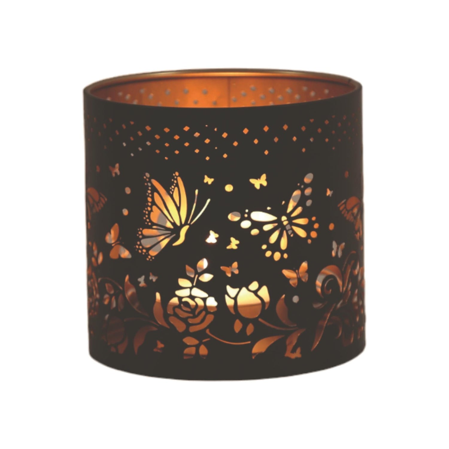 Aroma Metal Silhouette Wax Melt Burner/Candle Holder Butterfly Design - Various Colours