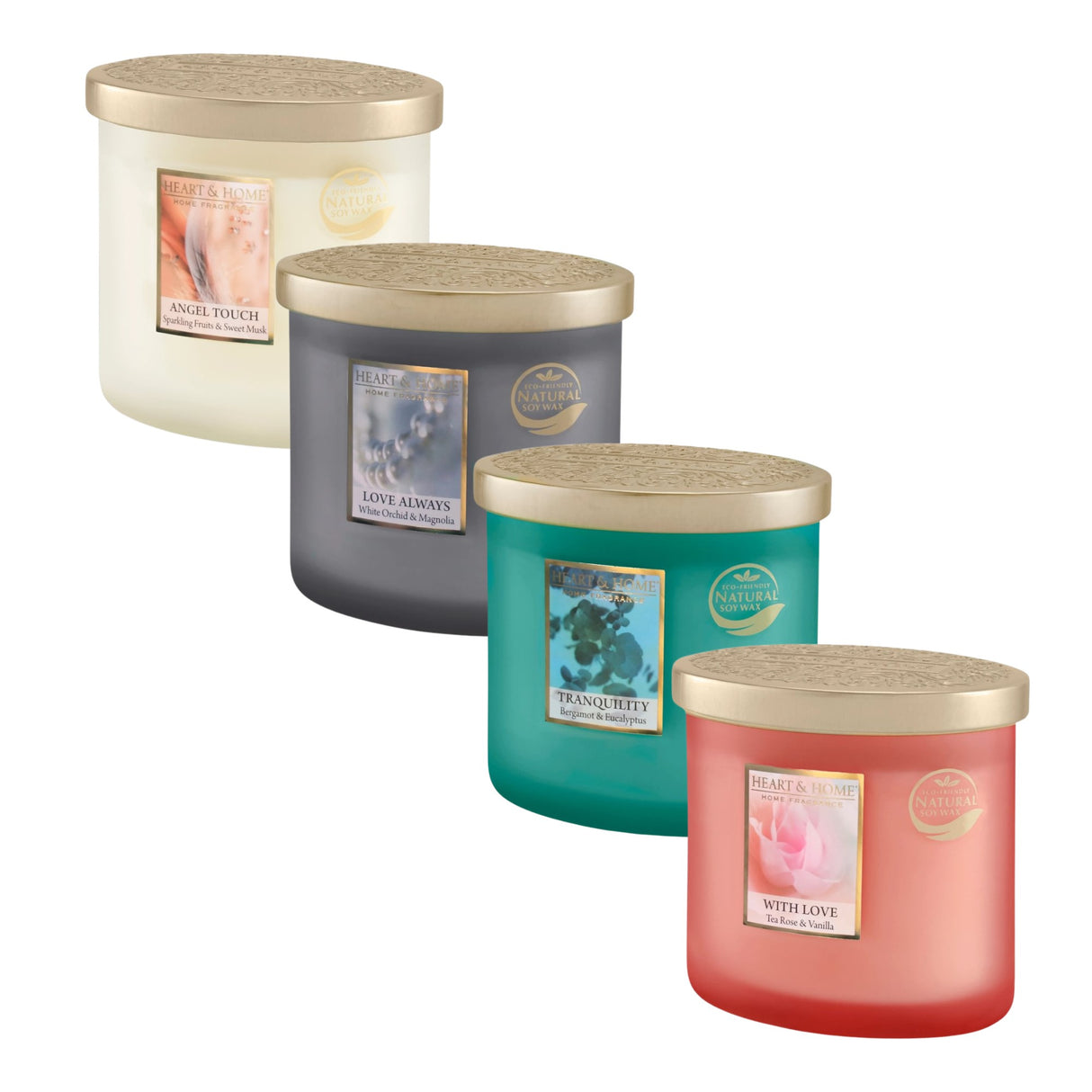 Heart & Home Serene Scents 2 Wick Ellipse Candle - Various Fragrances