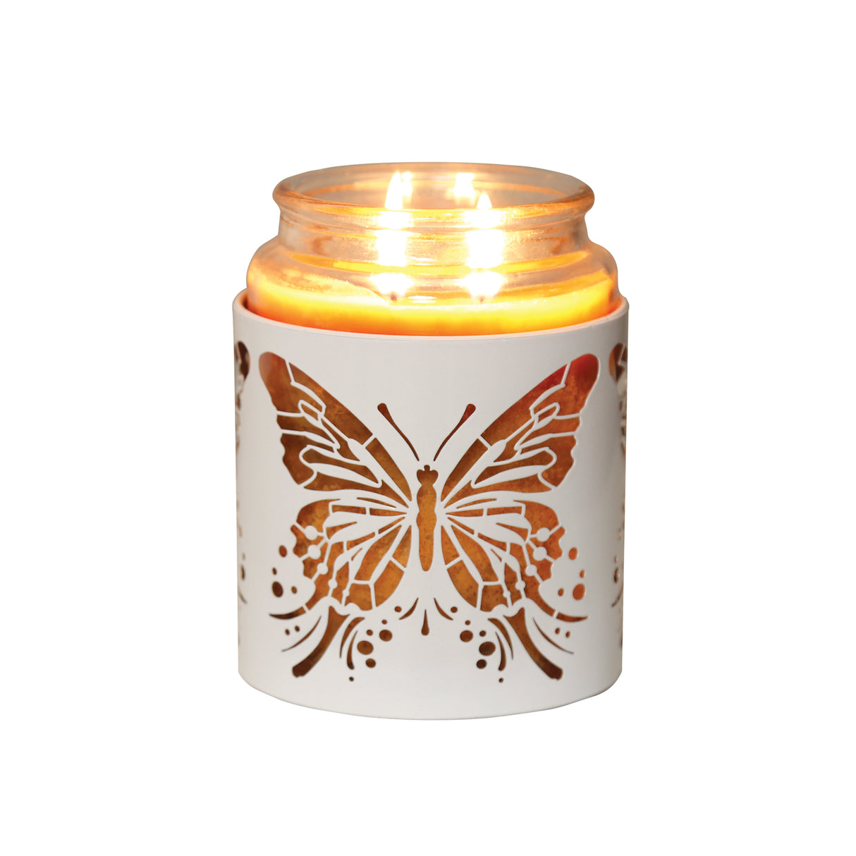 Aroma Metal Silhouette Wax Melt Burner/Candle Holder Butterfly Design - Various Colours