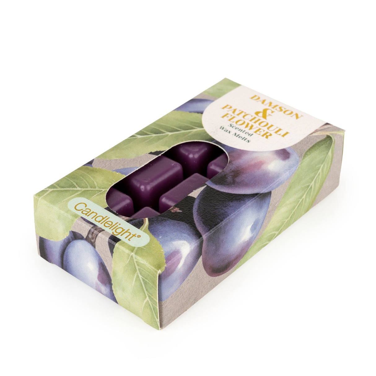 Candlelight 8 pack wax melts - Damson & Patchouli Flower