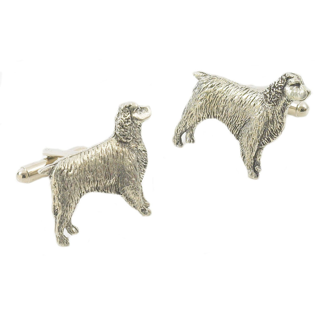 English Pewter Cufflinks - Springer Spaniel