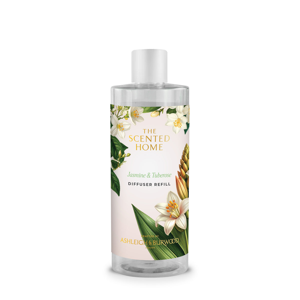 Ashleigh & Burwood New Scented Home Diffuser Fragrance Refill 300ml - Jasmine & Tuberose