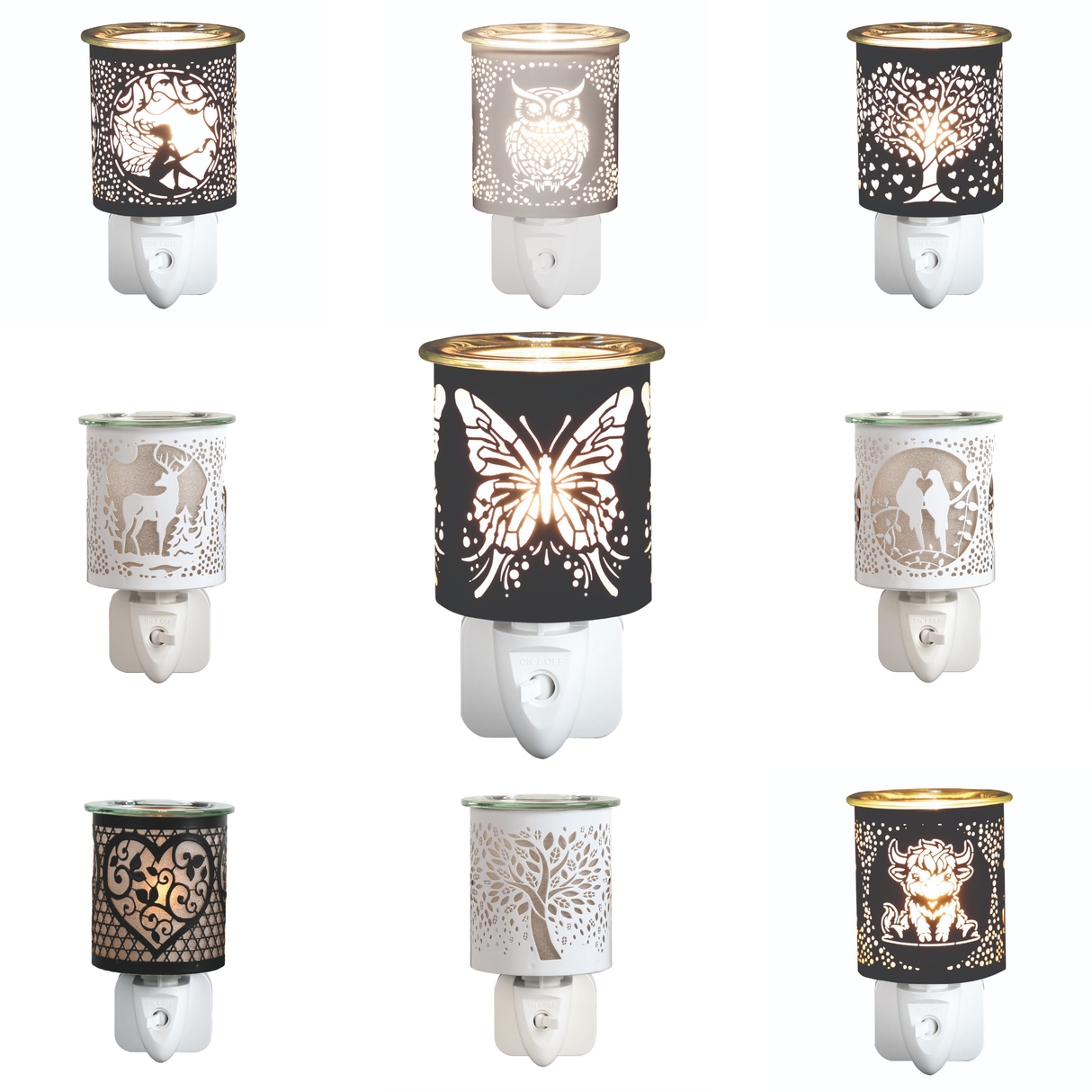 Aroma Electric Wax Melt Burner Plug In - Various Designs