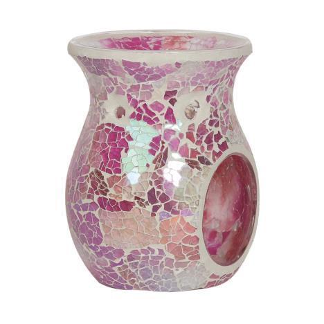 Aroma Wax Melt Burner Crackle pink