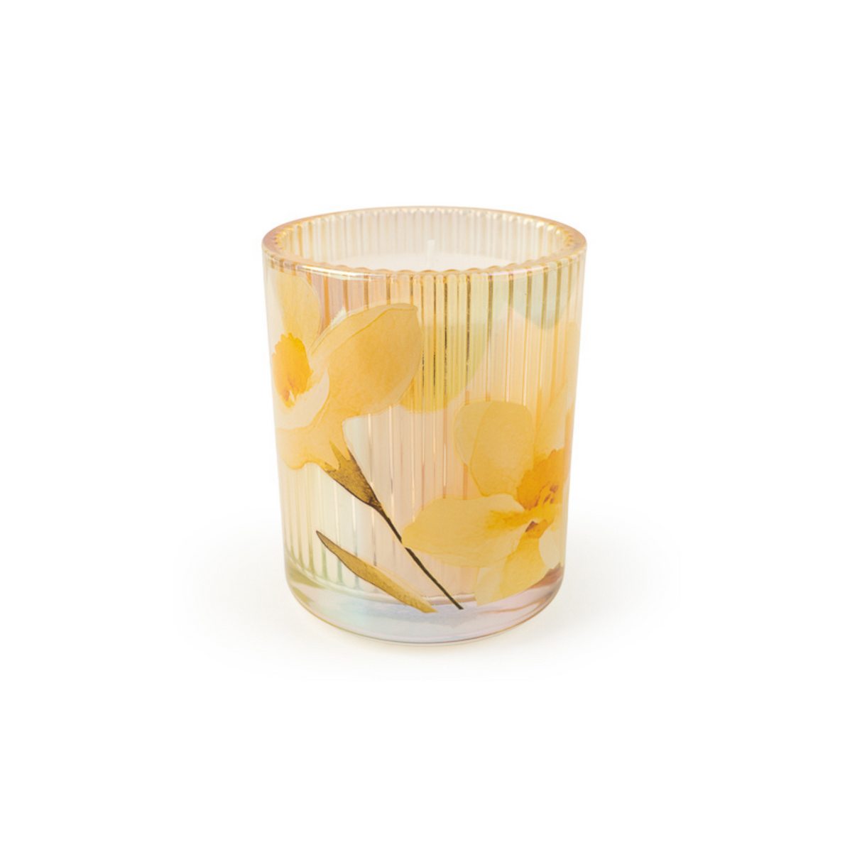 Candlelight Fresh Flowers Collection Ridged Candle - Various Fragrances