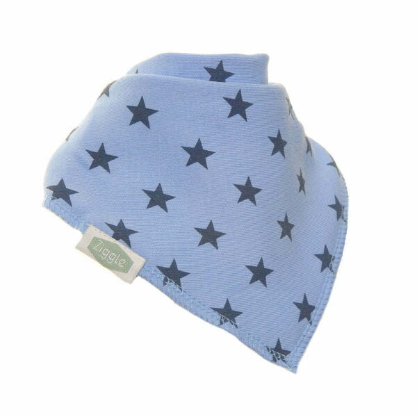 Ziggle Baby Bandanna Dribble Bib Set - Dino & Stars