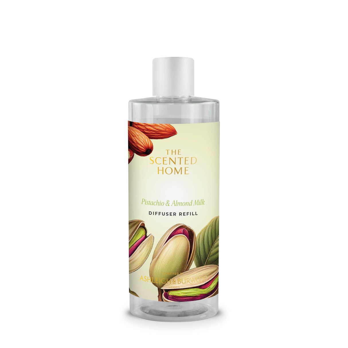 Ashleigh & Burwood New Scented Home Diffuser Fragrance Refill 300ml - Pistachio & Almond Milk