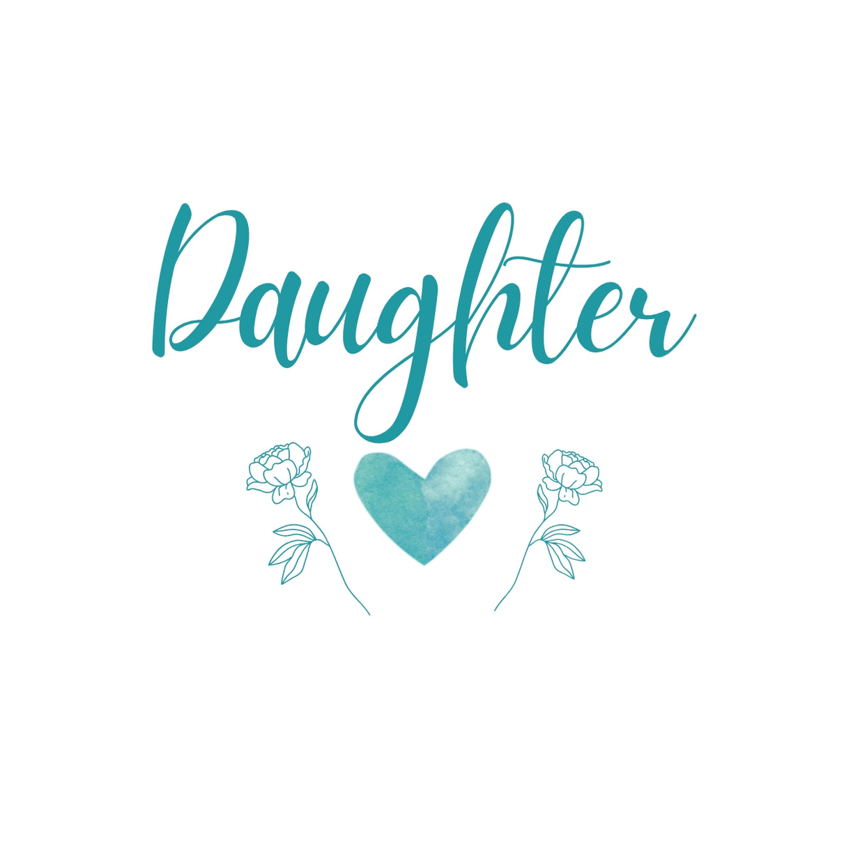 Heart & Flowers Mug & Coaster Sets - Teal