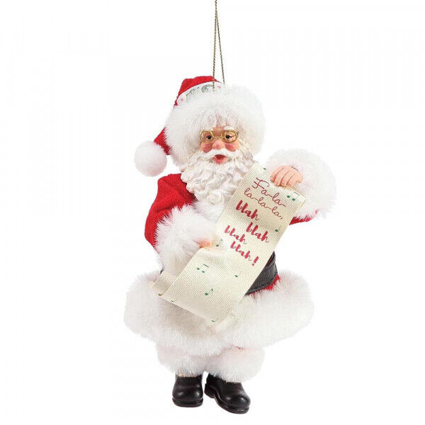 Possible Dreams Santa Hanging Ornament - Fa la la la