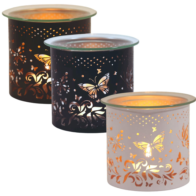 Butterflies silhouette wax melt burner / candle holder