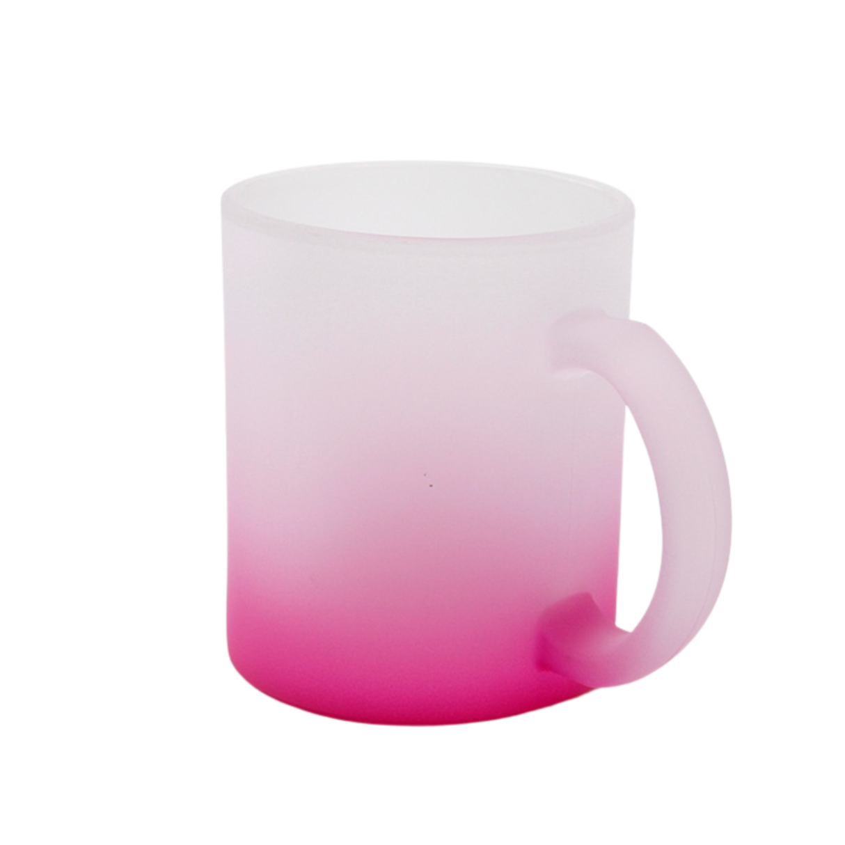 Frosted Glass Gradient Mugs 11oz - Various Colours
