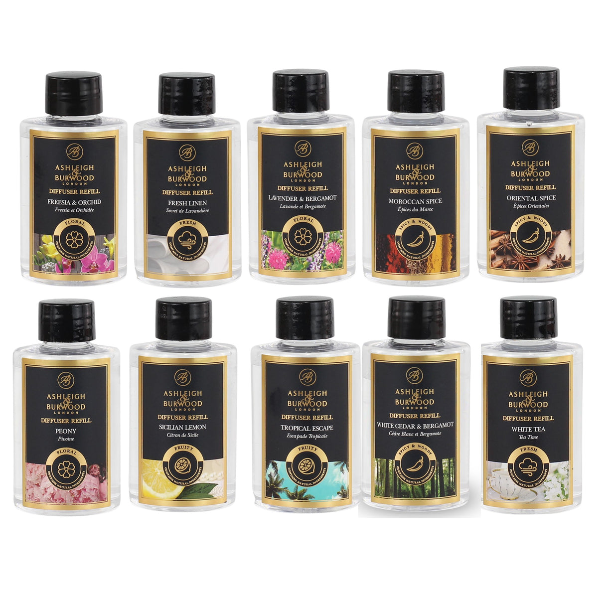 Ashleigh & Burwood Signature Diffuser Fragrance Refill - Various Fragrances