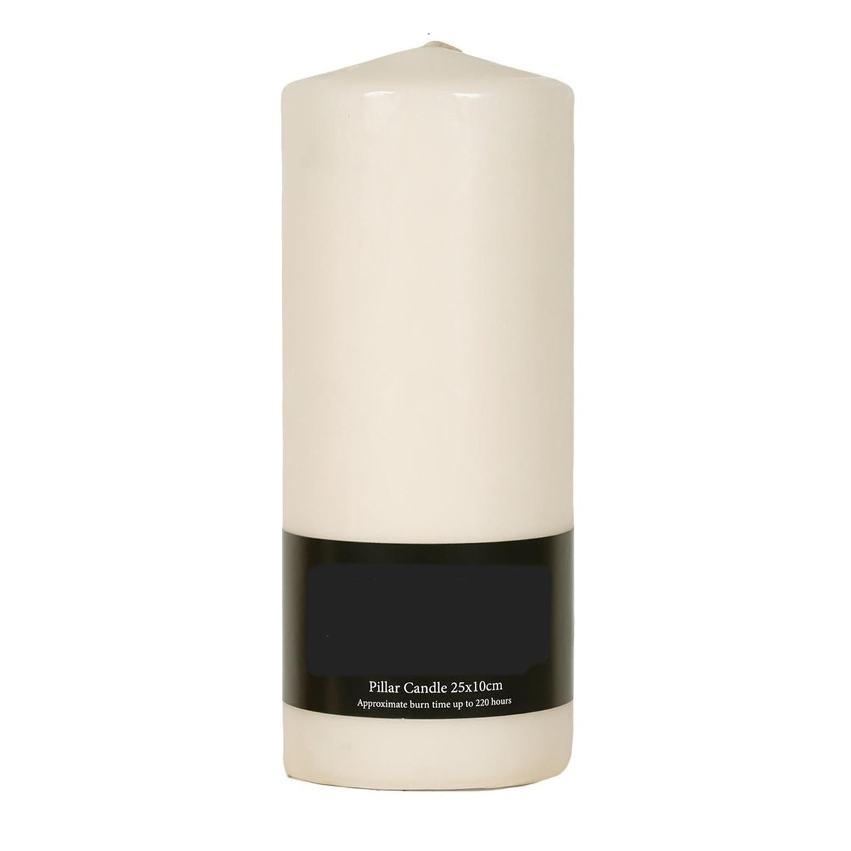 Unscented Pillar Candle ivory