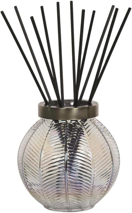 lustre ribbed reed diffuser vase