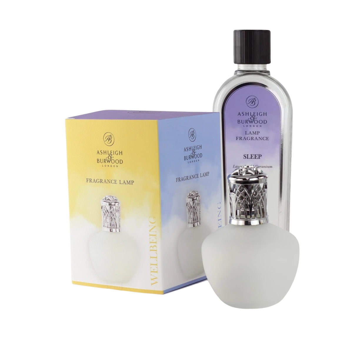 Ashleigh & Burwood Wellbeing Fragrance Lamp with 500ml Fragrance - Various