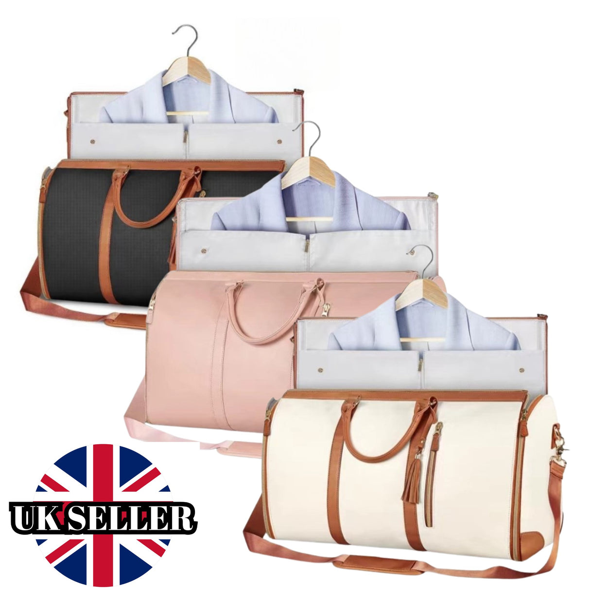 Krystina's Collection 2 in1 Travel Garment Clothing Bag - Various Colours