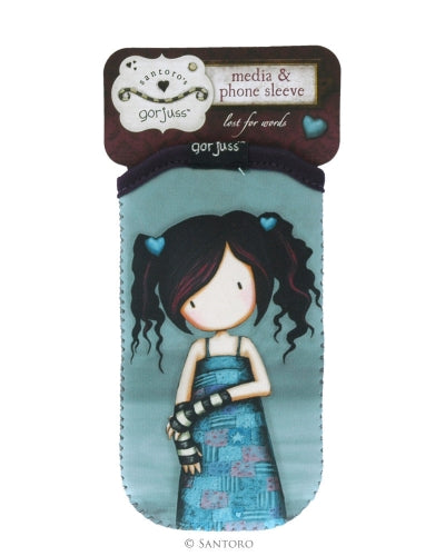 Santoro Gorjuss Media & Phone Sleeve - Lost for Words